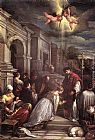 Jacopo Bassano St Valentine Baptizing St Lucilla painting